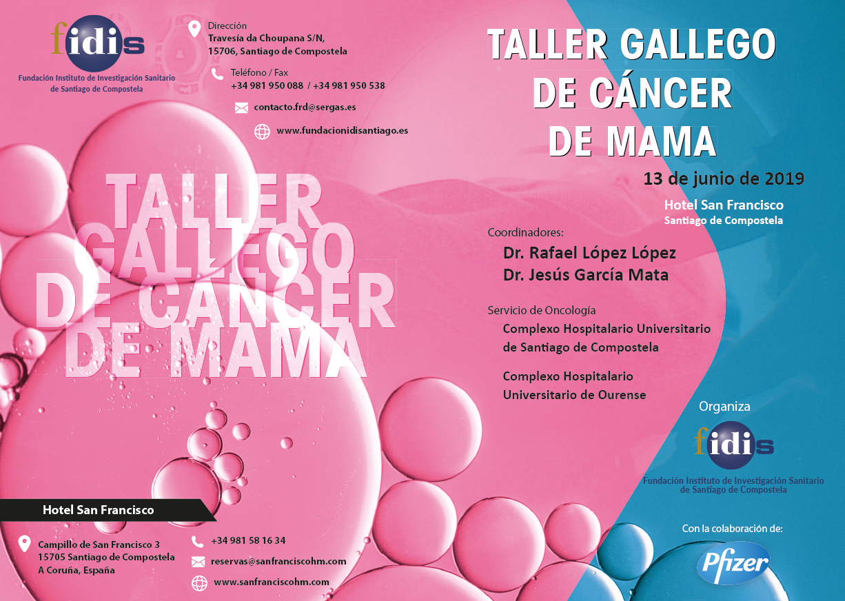 Taller gallego de cáncer de mama – 13 de junio de 2019