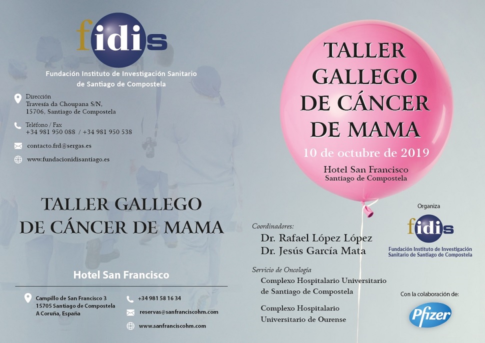 Taller gallego de cáncer de mama – 10 de octubre de 2019