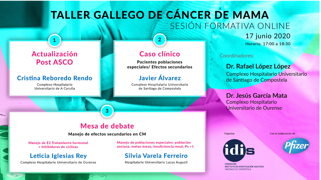 Taller gallego de cáncer de mama – 17 de junio de 2020