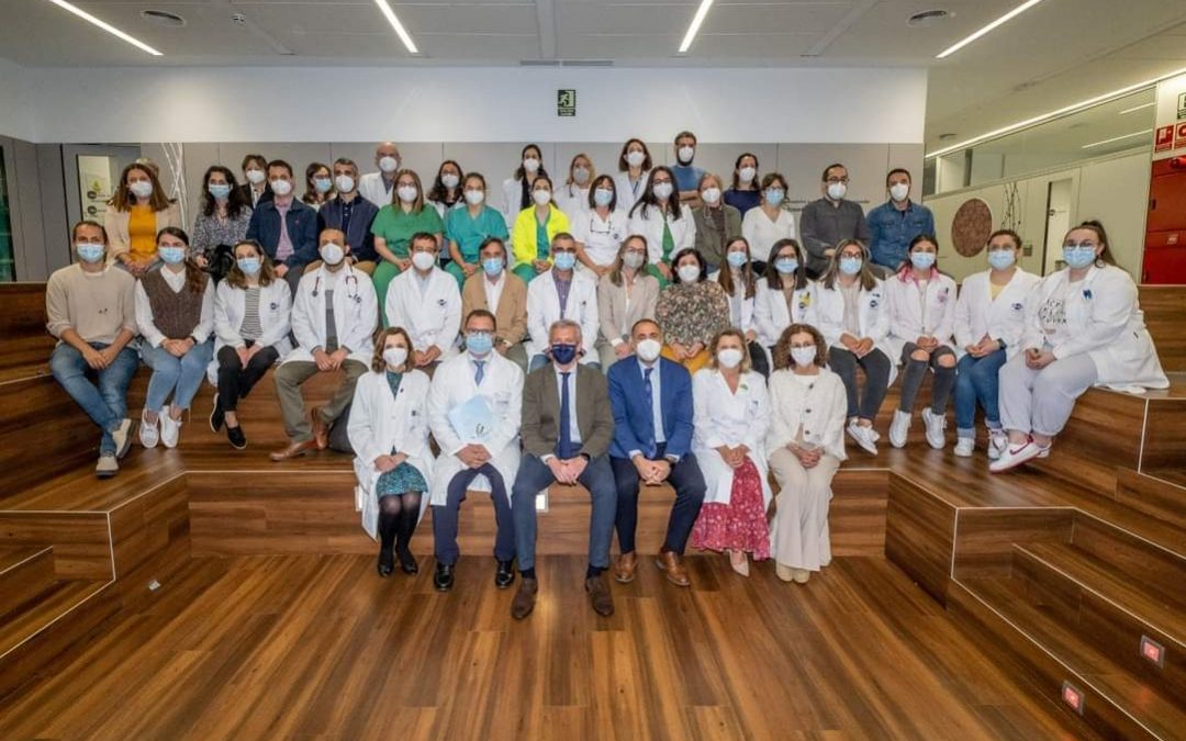 The IDIS receives the visit of the President of the Xunta de Galicia