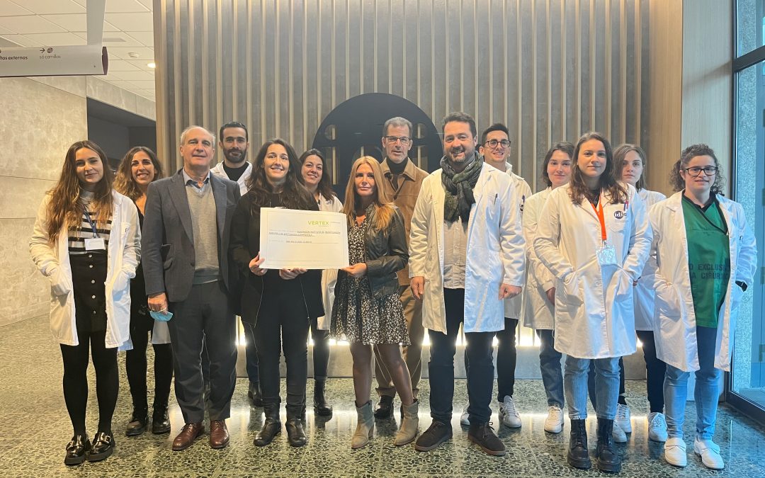 La Fundación VERTEX dona 2.000€ al grupo NefroCHUS, del IDIS, para apoyar la investigación en la enfermedad de Dent