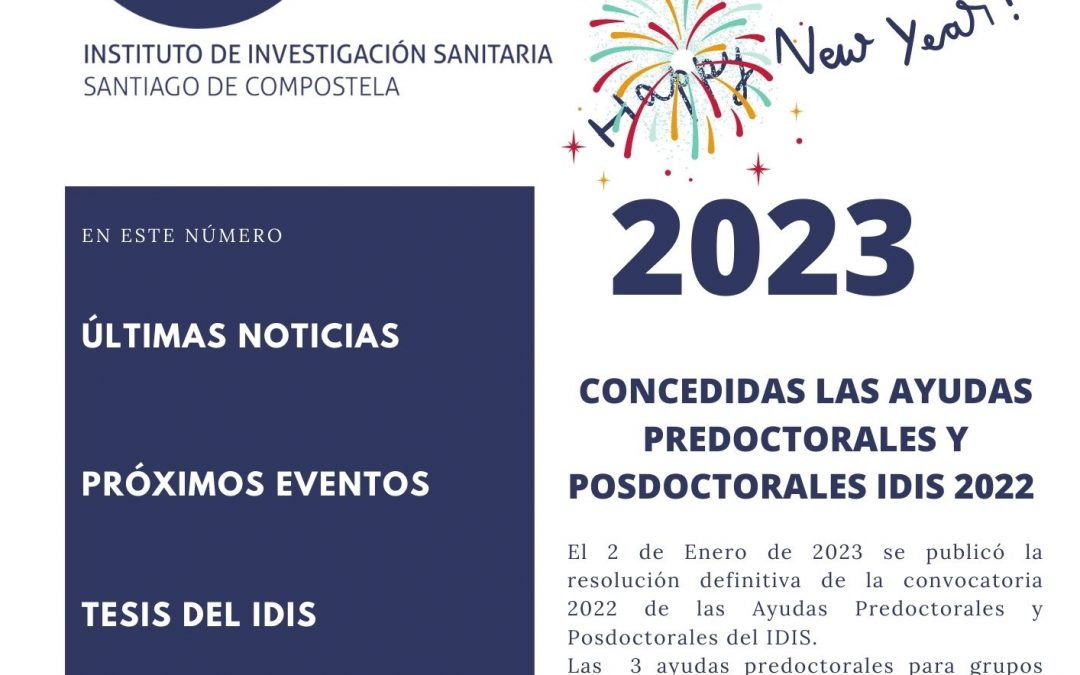 Boletín mensual del IDIS – Enero 2023