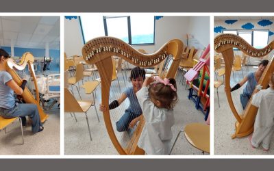 La Obra Social de Pediatría del IDIS colabora con la Noia Harp Fest en el proyecto piloto “Boas Vibras, arpistas pola saúde”