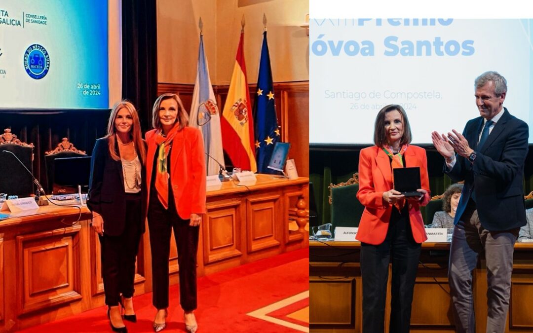 The scientific director of the Health Research Institute of Santiago de Compostela (IDIS), Mª Luz Couce Pico, receives the XXIII Nóvoa Santos Award