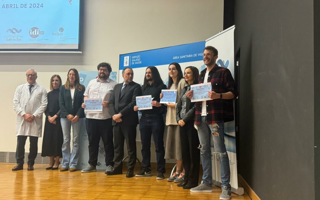 Antonio Cañizo Outeiriño, do grupo FarmaCHUSLab, do IDIS gaña o primeiro premio no concurso “os teus 3 minuteses” de BioIntegraSaúde 2024