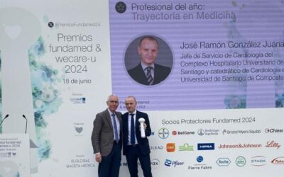 José Ramón González Juanatey recibe el Premio Fundamed a la Trayectoria en Medicina