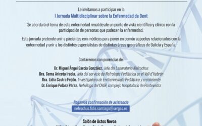 El laboratorio de Genética y Enfermedades Renales organiza una Jornada Multidisciplinar sobre Enfermedad de Dent