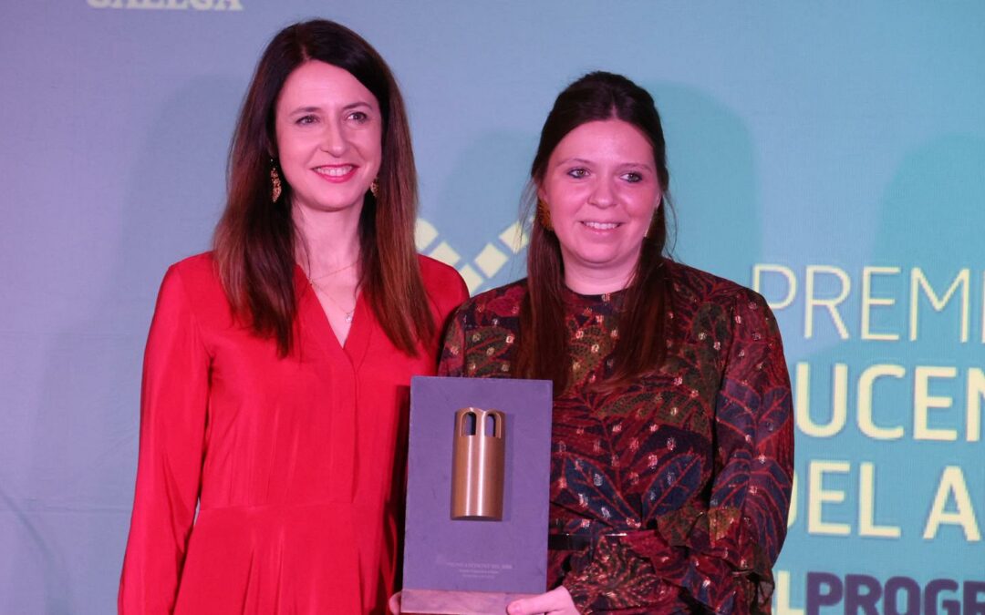 La investigadora Cintia Folgueira, Lucense del Año 2025