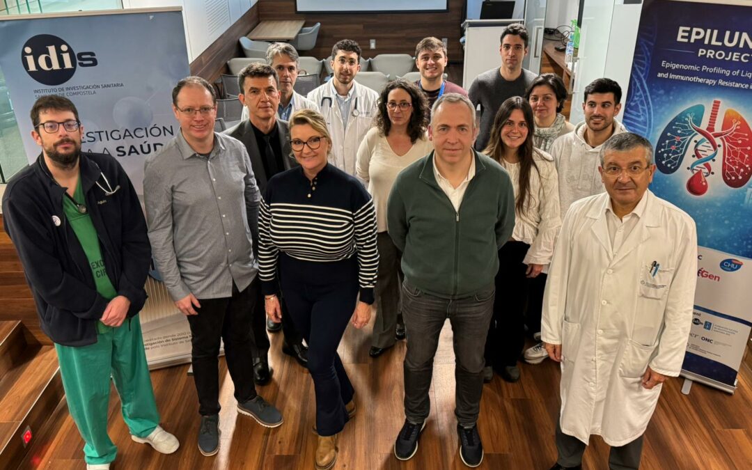 El proyecto europeo EPILUNAR, destinado a personalizar la inmunoterapia en cáncer de pulmón, celebra su primera reunión anual en Santiago de Compostela
