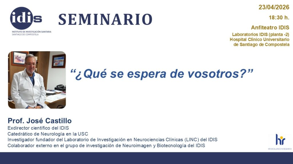 Seminario IDIS: «¿Qué se espera de vosotros?»