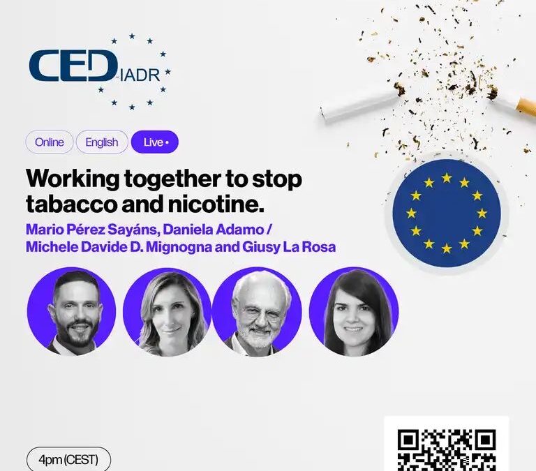 El investigador del IDIS Mario Pérez-Sayáns se suma a la campaña global “Working Together to Stop Tobacco and Nicotin” 